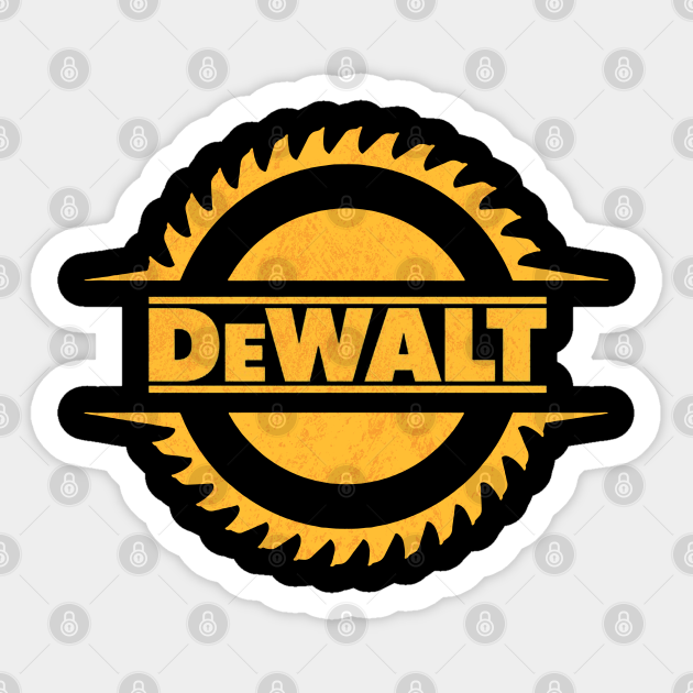 Dewalt saws USA Dewalt Saws Usa Sticker TeePublic